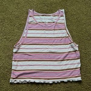 American Eagle tank, pink, size small
